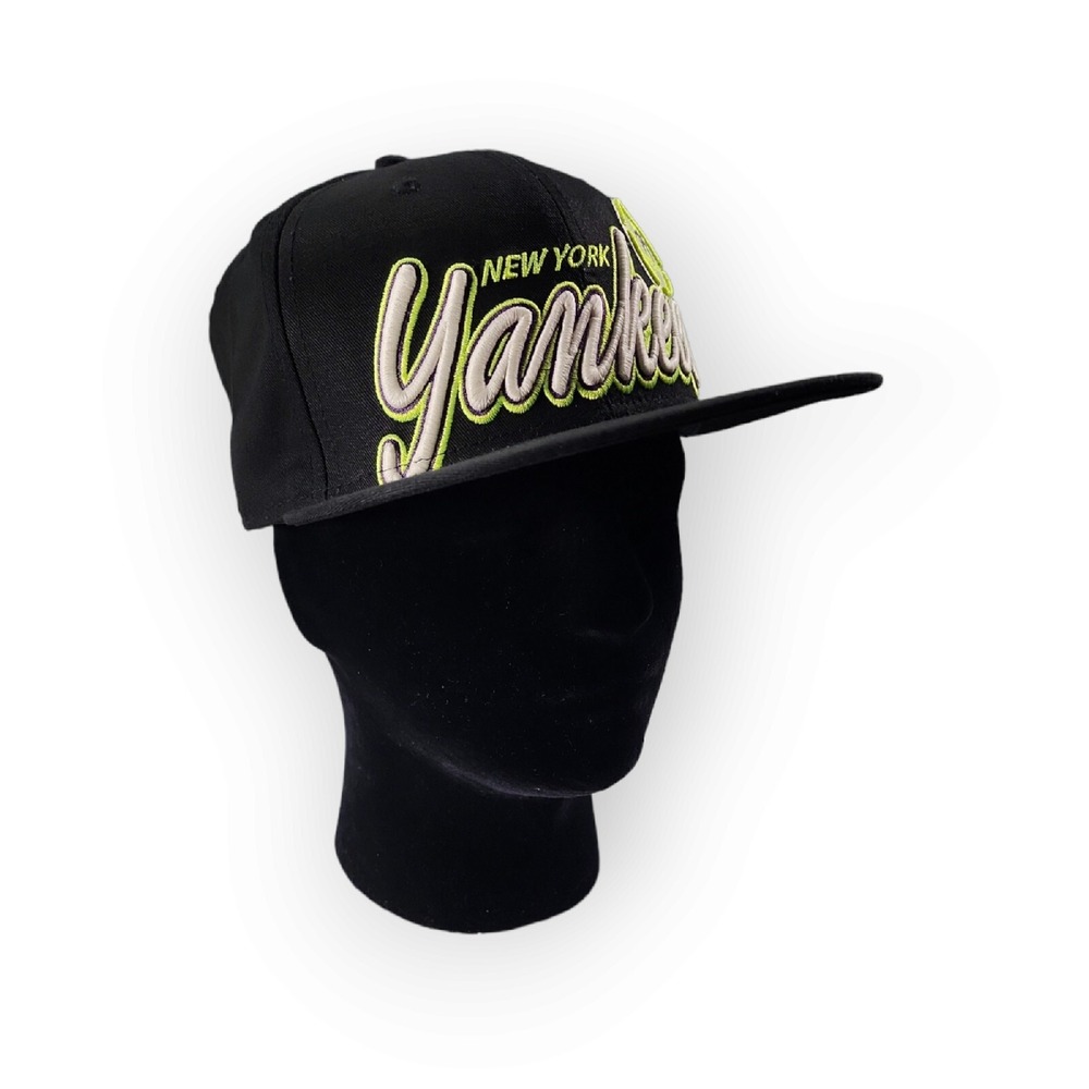 New York Yankees New Era 9FIFTY Black‎ & Neon Adjustable Snapback Hat Cap